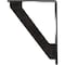 Ekena Millwork Traditional Wrought Iron Bracket, (Single center brace), Antiqued Pewter 1 1/2"W x 5 1/2"D x 8"H BKTM01X05X08STRAPW - alternate 8